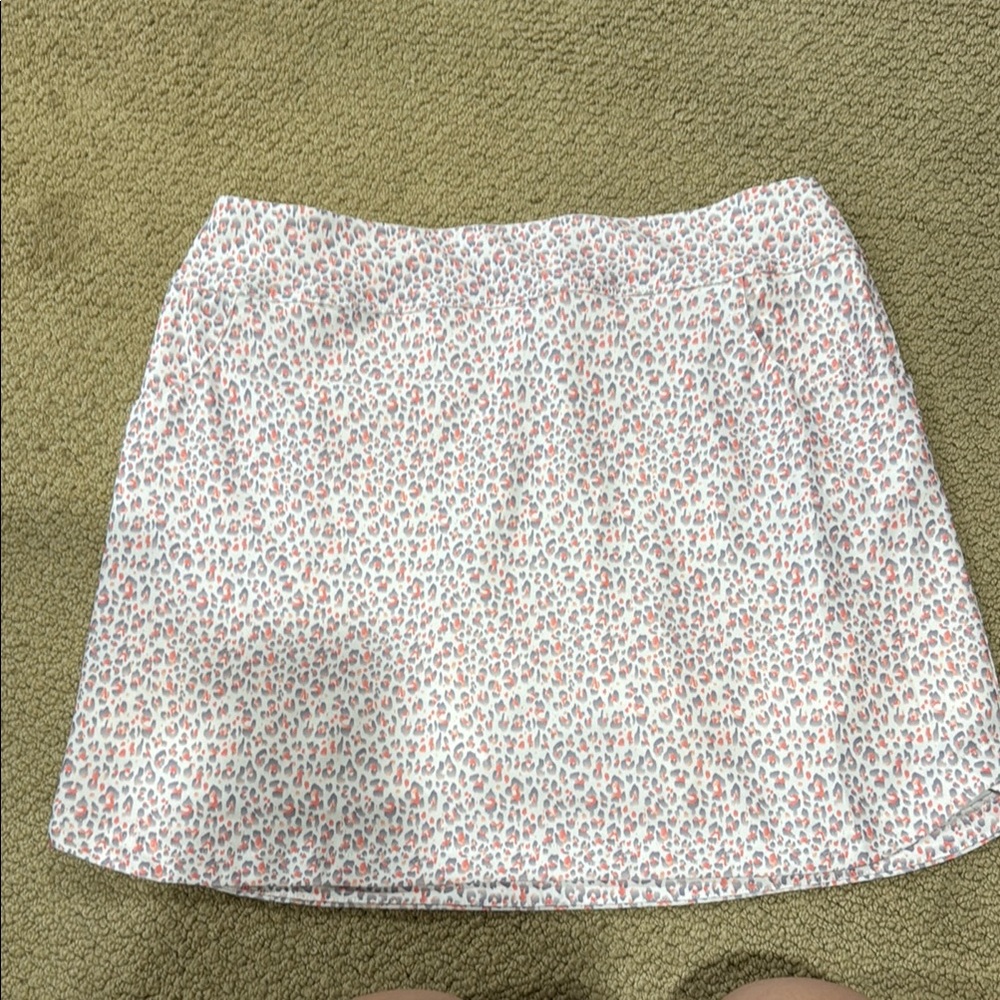 Head Black and White A-Line Mini Skirt Casual